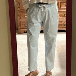 RVCA lightweight Denim Ankle Pant, Relaxed Fit